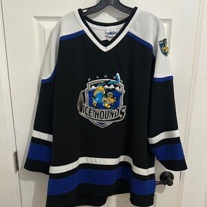 Pluto Icehounds Black and Blue Hockey Jersey